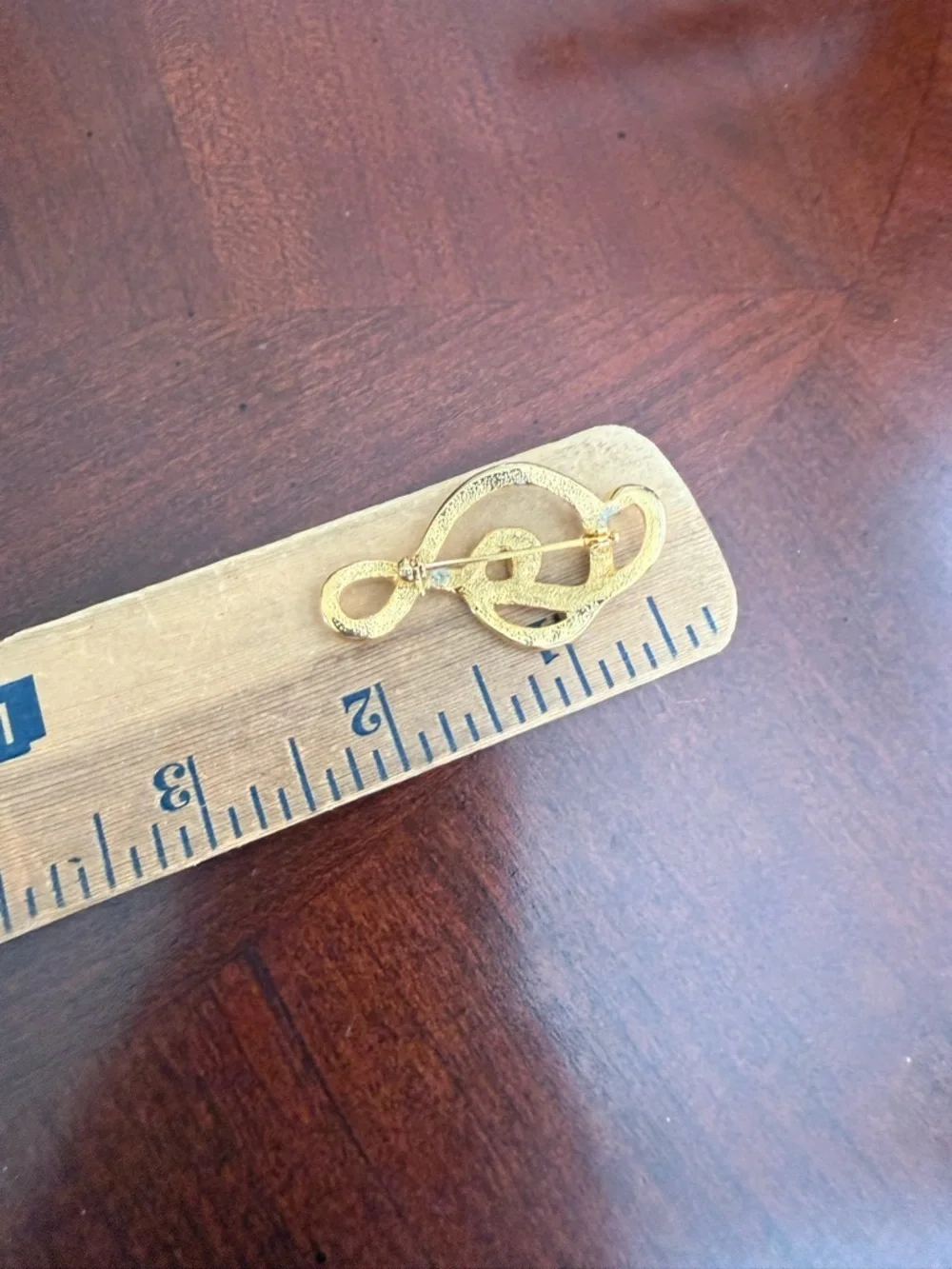 Vintage Music Note Brooch